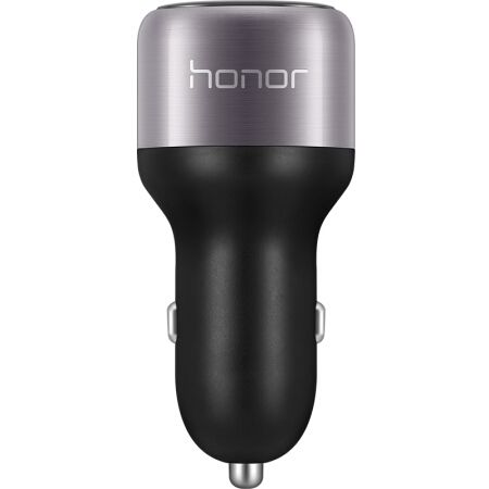 华为（HUAWEI）荣耀车载手机充电器 车充 一拖二快充双usb 点烟器（黑色）