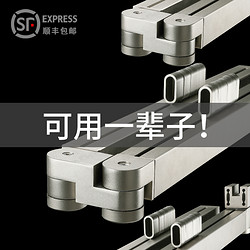 阳台折叠伸缩晾衣架室内家用壁挂式户外窗外推拉晒衣架隐形晾衣杆