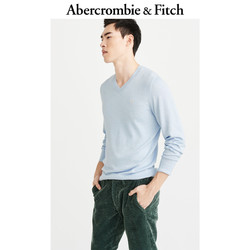 Abercrombie＆Fitch男装 A&F 标识款 V 领针织衫 197288 AF