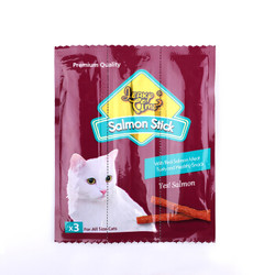 Jerky Time 宠物零食 猫零食 猫用三文鱼连体挤条（高端）30g *20件