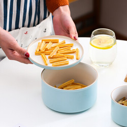 佳佰 6英寸带盖蒸蛋盅燕窝盅可叠放 *6件