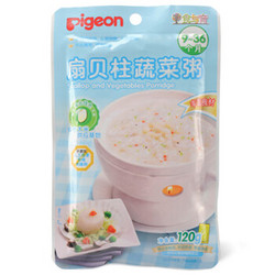 贝亲（Pigeon）宝宝辅食 扇贝柱蔬菜粥 9-36个月 120g *21件