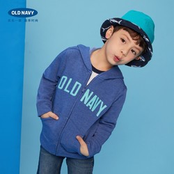 Old Navy男婴幼童休闲连帽卫衣 291185-1W logo新款儿童宝宝外套