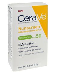 CeraVe Sunscreen Face Lotion SPF50 防晒乳液