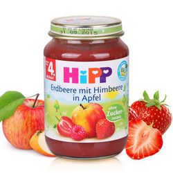 移动端：HIPP 喜宝 有机苹果草莓果泥  4个月宝宝辅食