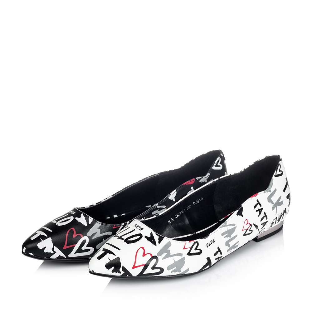 TATA/他她秋季专柜同款印花平底女单鞋2K704CQ6 ¥89包邮