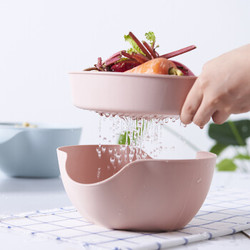 Supple 可拆双层沥水果盘*2件