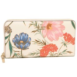 凯特黑桃长钱包女士KATE SPADE PWRU6209 142白多重