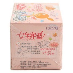SPACE7 七度空间 薄型女生护垫 内置乐Q包 150mm*18片 *13件