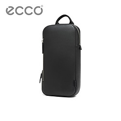 ECCO 爱步 2018新款真皮胸包男 时尚青年斜挎包男 埃德系列 9105278
