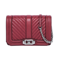 Rebecca Minkoff 瑞贝卡明可弗 牛皮 Small Love Crossbody 单肩斜挎包