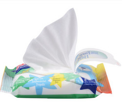 nuby（努比）婴儿湿巾 8抽32包 *6件