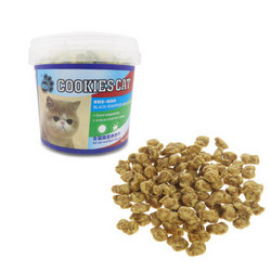 K9 宠物零食 猫咪专用饼干 黑鲷鱼+猫薄荷130g *12件