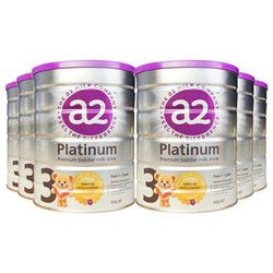 a2 艾尔 白金版 婴儿配方奶粉 新版 3段 900克 6罐装