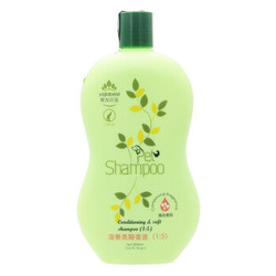雅加贝姿 狗狗猫咪沐浴露 滋养柔顺 500ml 1比5浓缩配方 *11件