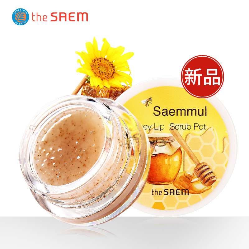 theSAEM 得鲜 蜂蜜蔗糖唇部磨砂膏唇膜