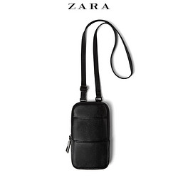 ZARA新款 男包 黑色手机套 16827305040