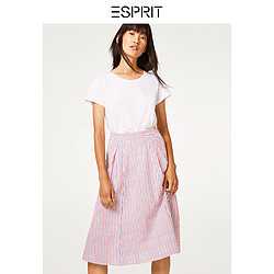 ESPRIT 女装夏季裙子时尚纯棉条纹款多口袋A字半身裙-038EE1D007 *3件