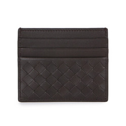 Bottega Veneta 宝缇嘉 162150 V4651 2006 中性款棕色牛皮编织卡包