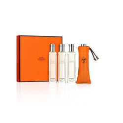 爱马仕 HERMES 香氛礼盒 尼罗河花园与李先生的花园 15ml*4 *2件