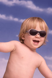 澳洲EYETRIBE Mini Squids儿童防紫外线太阳镜(0-2岁)-银色MS006