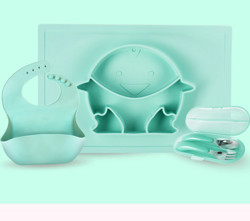 Snug 舒氏 S1212 儿童硅胶吸盘碗套装 *2件