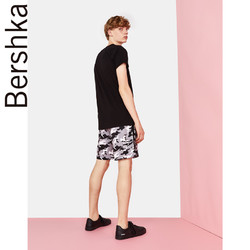 Bershka 00386111802 男款运动五分短裤