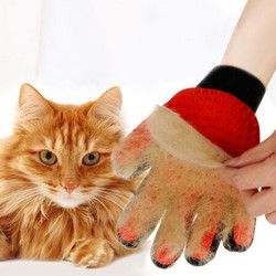 华元宠具撸猫手套猫咪除毛梳宠物洗澡刷狗狗按摩刷子去毛猫刷粘毛梳子用品 *6件