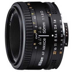 Nikon 尼康 AF 50mm F/1.8D 标准定焦镜头