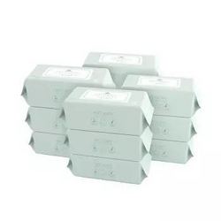 棉花秘密（mimicotton）干湿两用巾婴儿 新生儿 清洁 非湿巾 手口专用棉柔巾20cm*18cm 100抽*12包棉花秘密 *12件