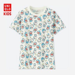 UNIQLO 优衣库 哆啦A梦合作款 412310 儿童印花T恤