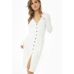 FOREVER 21 00287227 女士V领连衣裙