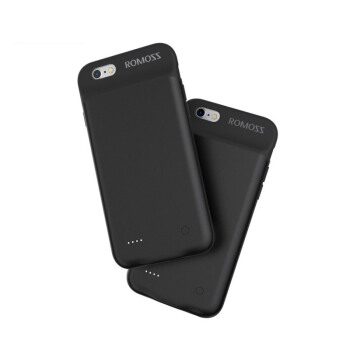 罗马仕（ROMOSS）EC80 无线背夹电池 iphone6Plus/6SP 8000毫安 苹果充电宝/手机壳移动电源 黑色