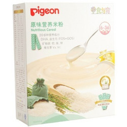 pigeon 贝亲 婴幼儿营养米粉 200g 原味 *23件
