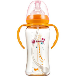 格朗 GL 奶瓶宽口径 带手柄PPSU奶瓶300ML N-5（深黄色）