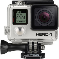 GoPro HERO4 Black 运动摄像机双电套装 + 64GB卡 + 30配件