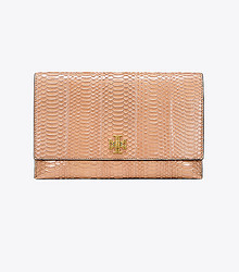 TORY BURCH 汤丽柏琦KIRA SNAKE CLUTCH 女士手拿包