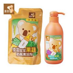 喜多 宝宝果蔬奶瓶清洁剂 500ml+450ml