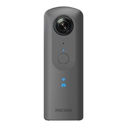 理光 THETA V 360度VR全景相机/摄像机 4K视频运动相机 金属灰