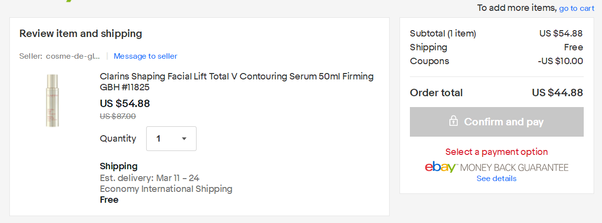CLARINS 娇韵诗 V脸精华 塑颜紧致精华乳 50ml