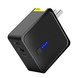 ROCK充电器充电宝二合一Switch移动电源苹果手机通用插头快充便携