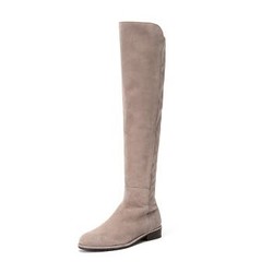 STUART WEITZMAN 斯图尔特·韦茨曼 SW女鞋 灰色绒面皮革过膝长靴 ALLGOOD TOPO SUEDE 40码