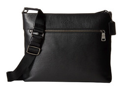 COACH 蔻驰 Refined Pebbled Sam Crossbody 男士真皮单肩包