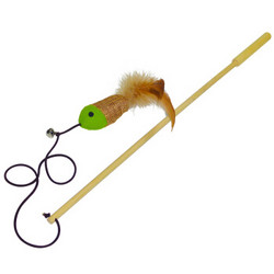 L&H 乐活 棉麻小鱼 逗猫棒 *2件