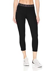 Under Armour 安德玛 女士 W FAVORITES CROP 紧身长裤 运动裤 1316142-001 黑色