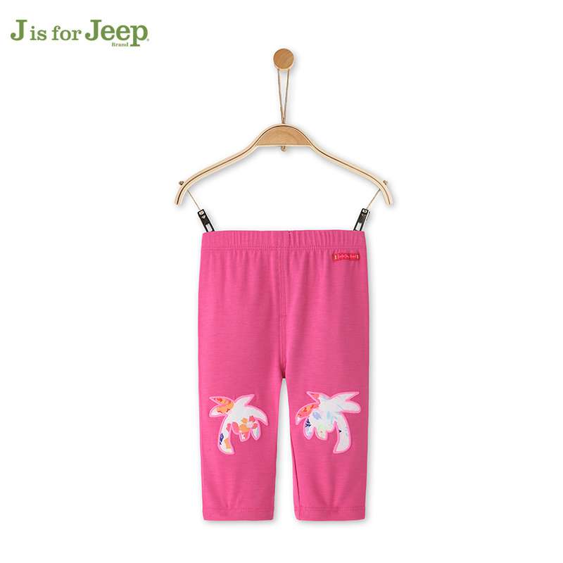 JEEP 吉普 女小童休闲裤子打底裤