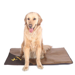 华元宠具（hoopet）狗狗垫子可拆洗夏季凉席泰迪小型犬印花海绵冰垫L *4件