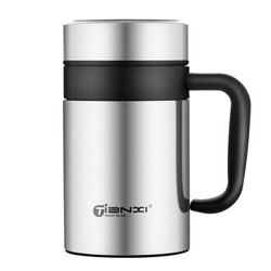 Tianxi 天喜 TBB116-420 304不锈钢直身保温杯本色 420ml