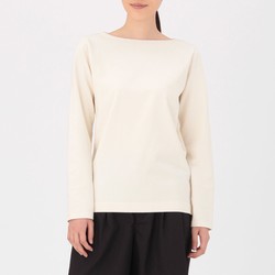 无印良品 MUJI 女式 粗棉线长袖T恤