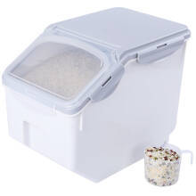 唐宗筷 密封米桶10kg 厨房家用防虫防潮 塑料储米箱20斤 C6817 *4件
